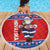 Croatia Christmas Beach Blanket Djed Bozicnjak Hrvatska - Wonder Print Shop