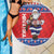 Croatia Christmas Beach Blanket Djed Bozicnjak Hrvatska - Wonder Print Shop