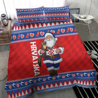 Croatia Christmas Bedding Set Djed Bozicnjak Hrvatska - Wonder Print Shop