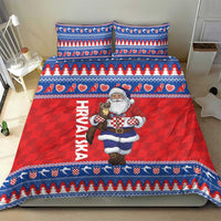 Croatia Christmas Bedding Set Djed Bozicnjak Hrvatska - Wonder Print Shop
