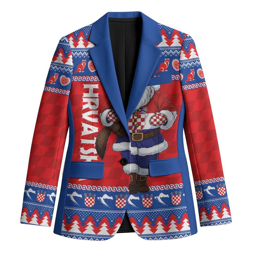 Croatia Christmas Blazer Djed Bozicnjak Hrvatska - Wonder Print Shop