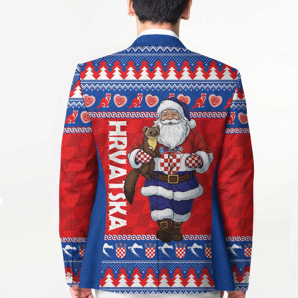 Croatia Christmas Blazer Djed Bozicnjak Hrvatska - Wonder Print Shop