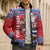 Croatia Christmas Bomber Puffer Jacket Djed Bozicnjak Hrvatska - Wonder Print Shop
