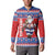 Croatia Christmas Button Sweatshirt Djed Bozicnjak Hrvatska - Wonder Print Shop