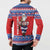 Croatia Christmas Button Sweatshirt Djed Bozicnjak Hrvatska - Wonder Print Shop
