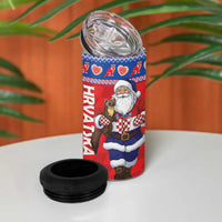 Croatia Christmas 4 in 1 Can Cooler Tumbler Djed Bozicnjak Hrvatska - Wonder Print Shop