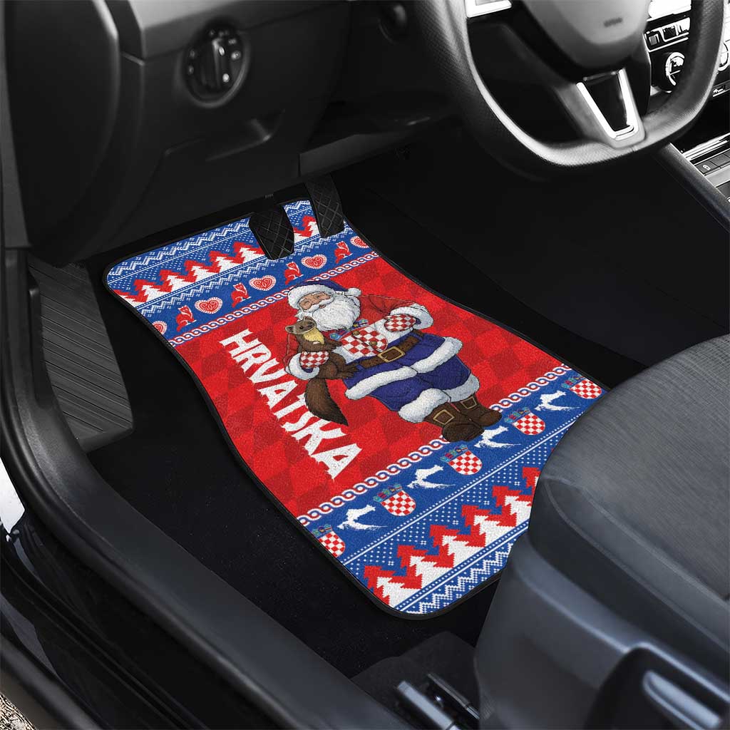 Croatia Christmas Car Mats Djed Bozicnjak Hrvatska - Wonder Print Shop