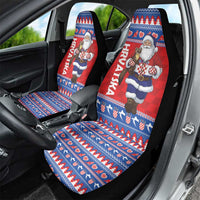 Croatia Christmas Car Seat Cover Djed Bozicnjak Hrvatska - Wonder Print Shop