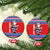 Croatia Christmas Ceramic Ornament Djed Bozicnjak Hrvatska - Wonder Print Shop