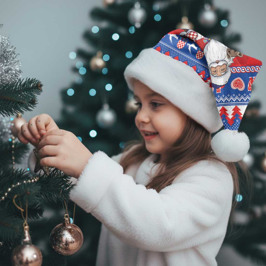 Croatia Christmas Santa Hat Djed Bozicnjak Hrvatska - Wonder Print Shop