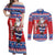 Croatia Christmas Couples Matching Off Shoulder Maxi Dress and Long Sleeve Button Shirt Djed Bozicnjak Hrvatska - Wonder Print Shop