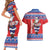 Croatia Christmas Couples Matching Short Sleeve Bodycon Dress and Hawaiian Shirt Djed Bozicnjak Hrvatska - Wonder Print Shop