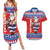 Croatia Christmas Couples Matching Summer Maxi Dress and Hawaiian Shirt Djed Bozicnjak Hrvatska - Wonder Print Shop