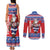 Croatia Christmas Couples Matching Tank Maxi Dress and Long Sleeve Button Shirt Djed Bozicnjak Hrvatska - Wonder Print Shop