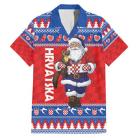 Croatia Christmas Family Matching Mermaid Dress and Hawaiian Shirt Djed Bozicnjak Hrvatska - Wonder Print Shop