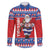 Croatia Christmas Family Matching Puletasi and Hawaiian Shirt Djed Bozicnjak Hrvatska - Wonder Print Shop