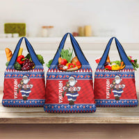 Croatia Christmas Grocery Bag Djed Bozicnjak Hrvatska - Wonder Print Shop