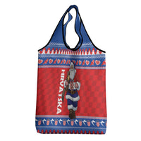 Croatia Christmas Grocery Bag Djed Bozicnjak Hrvatska - Wonder Print Shop