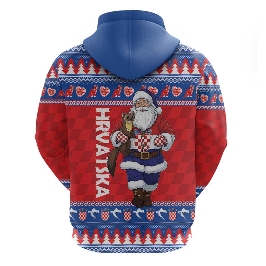 Croatia Christmas Hoodie Djed Bozicnjak Hrvatska - Wonder Print Shop