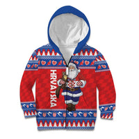Croatia Christmas Kid Hoodie Djed Bozicnjak Hrvatska - Wonder Print Shop