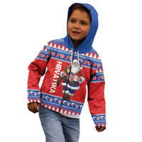 Croatia Christmas Kid Hoodie Djed Bozicnjak Hrvatska - Wonder Print Shop
