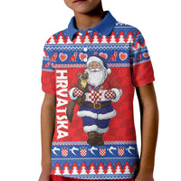 Croatia Christmas Kid Polo Shirt Djed Bozicnjak Hrvatska - Wonder Print Shop