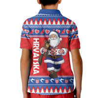 Croatia Christmas Kid Polo Shirt Djed Bozicnjak Hrvatska - Wonder Print Shop