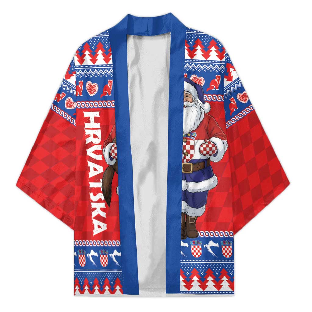 Croatia Christmas Kimono Djed Bozicnjak Hrvatska - Wonder Print Shop