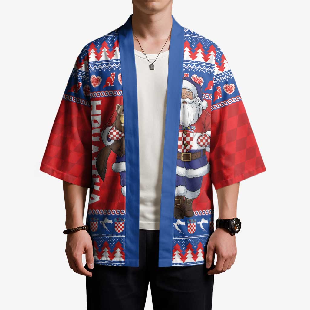 Croatia Christmas Kimono Djed Bozicnjak Hrvatska - Wonder Print Shop