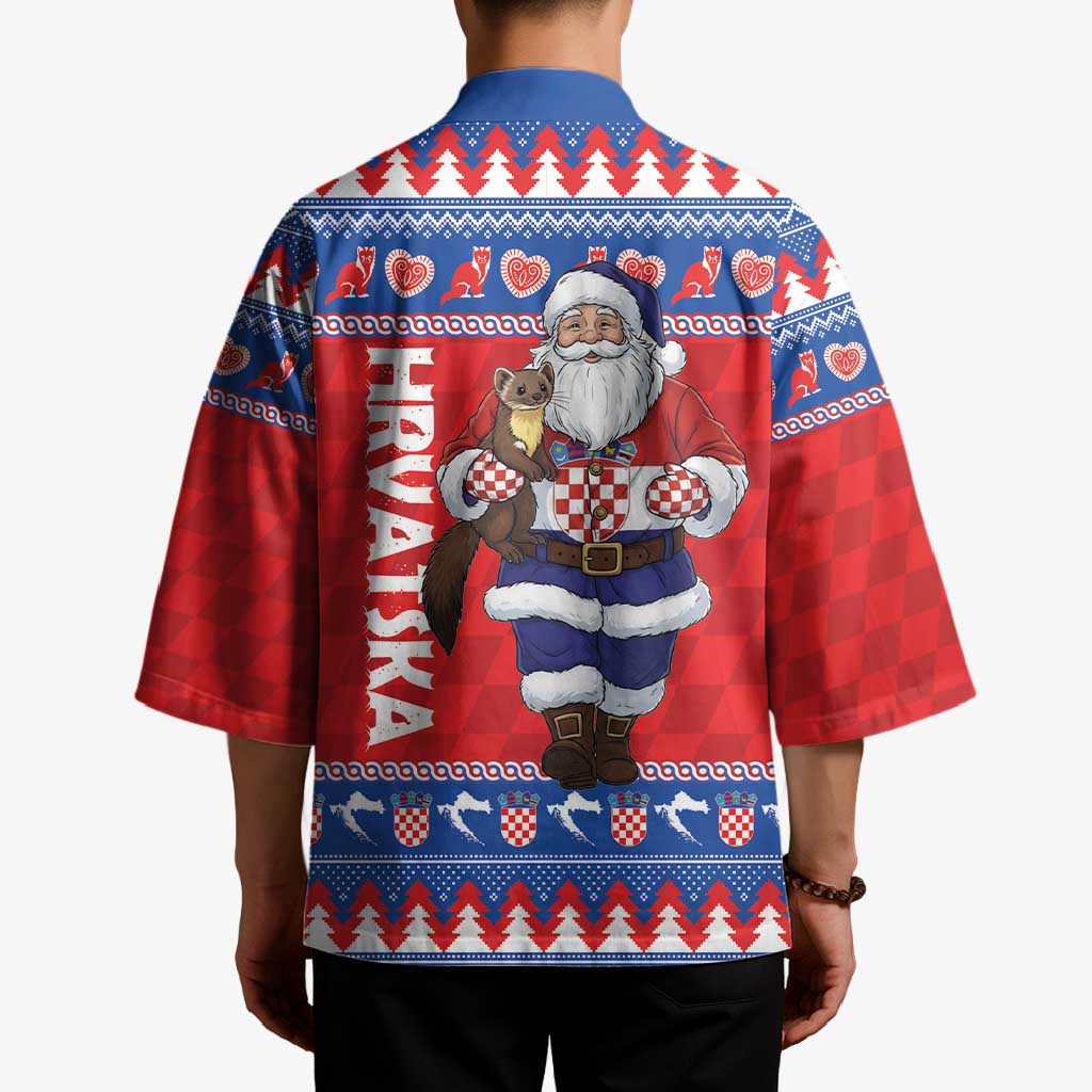 Croatia Christmas Kimono Djed Bozicnjak Hrvatska - Wonder Print Shop
