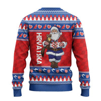 Croatia Christmas Ugly Christmas Sweater Djed Bozicnjak Hrvatska - Wonder Print Shop