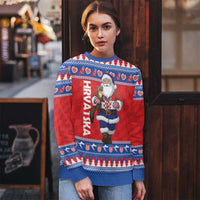 Croatia Christmas Ugly Christmas Sweater Djed Bozicnjak Hrvatska - Wonder Print Shop