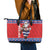 Croatia Christmas Leather Tote Bag Djed Bozicnjak Hrvatska - Wonder Print Shop