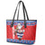 Croatia Christmas Leather Tote Bag Djed Bozicnjak Hrvatska - Wonder Print Shop