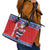 Croatia Christmas Leather Tote Bag Djed Bozicnjak Hrvatska - Wonder Print Shop