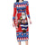 Croatia Christmas Long Sleeve Bodycon Dress Djed Bozicnjak Hrvatska - Wonder Print Shop