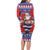 Croatia Christmas Long Sleeve Bodycon Dress Djed Bozicnjak Hrvatska - Wonder Print Shop
