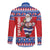 Croatia Christmas Long Sleeve Button Shirt Djed Bozicnjak Hrvatska - Wonder Print Shop