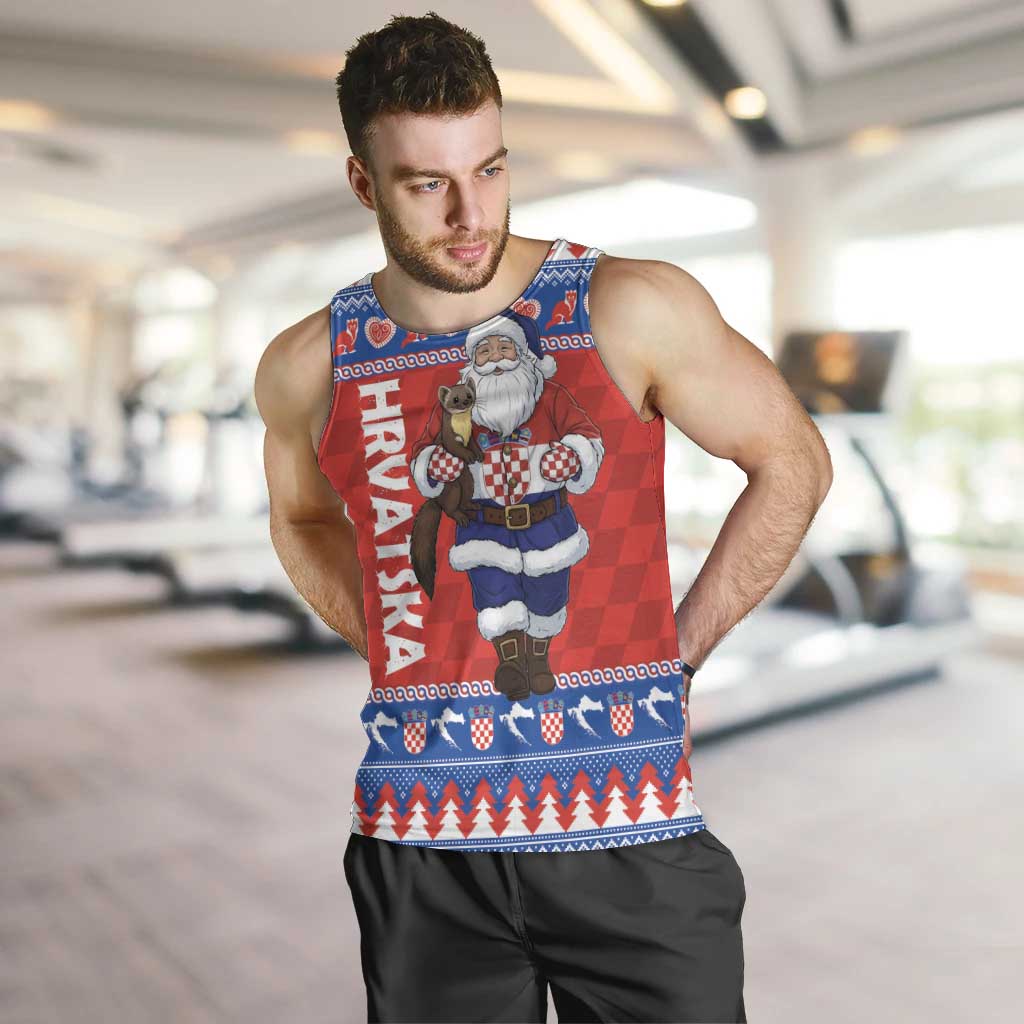 Croatia Christmas Men Tank Top Djed Bozicnjak Hrvatska - Wonder Print Shop