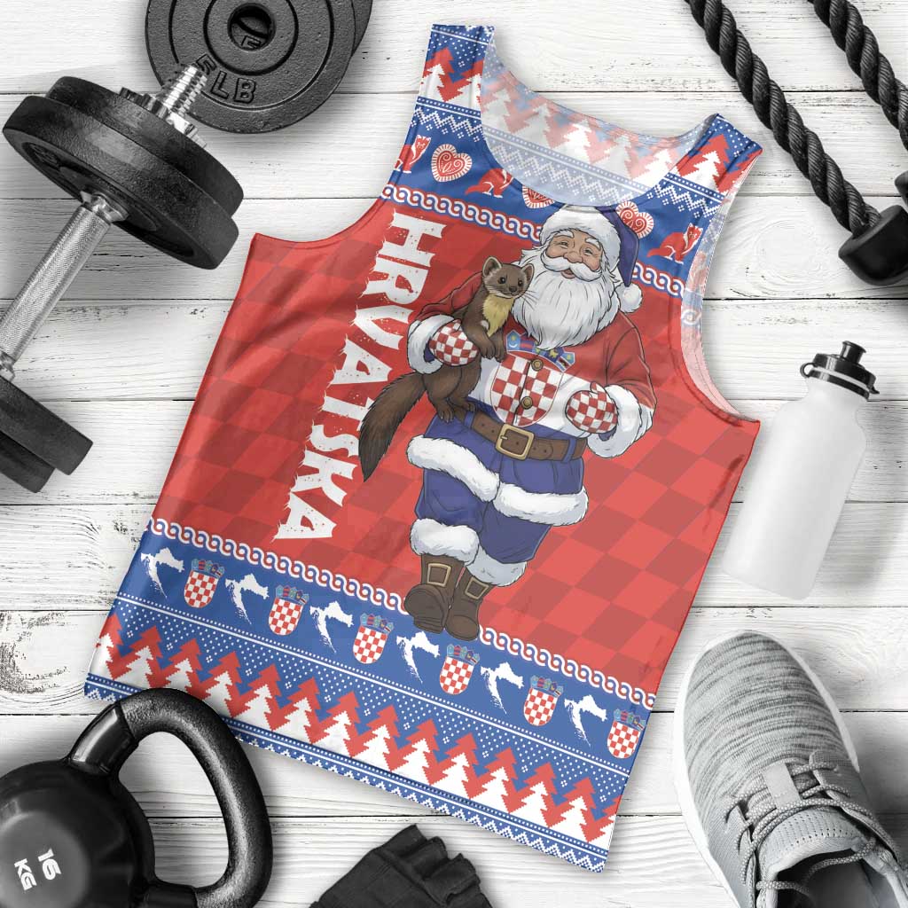 Croatia Christmas Men Tank Top Djed Bozicnjak Hrvatska - Wonder Print Shop