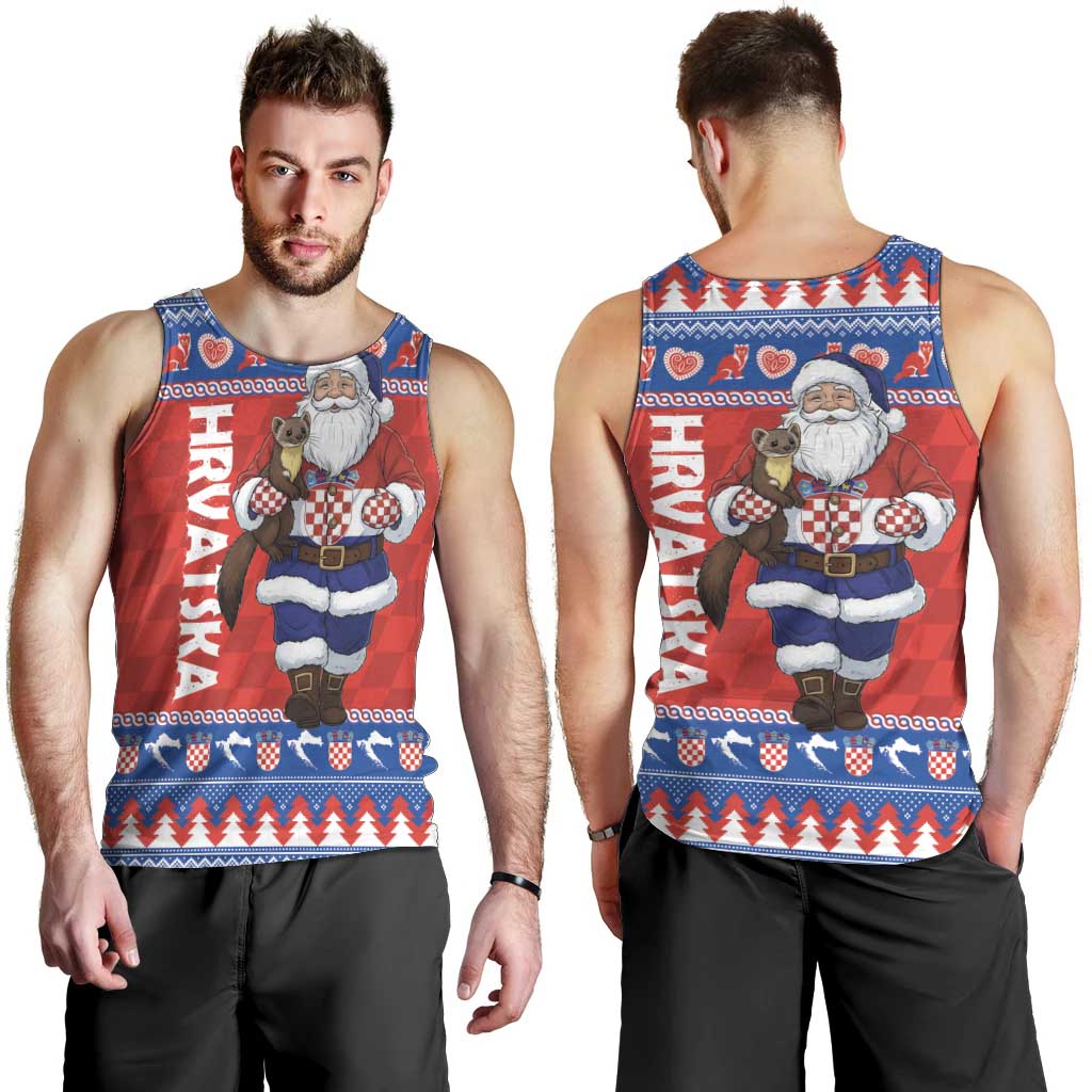 Croatia Christmas Men Tank Top Djed Bozicnjak Hrvatska - Wonder Print Shop