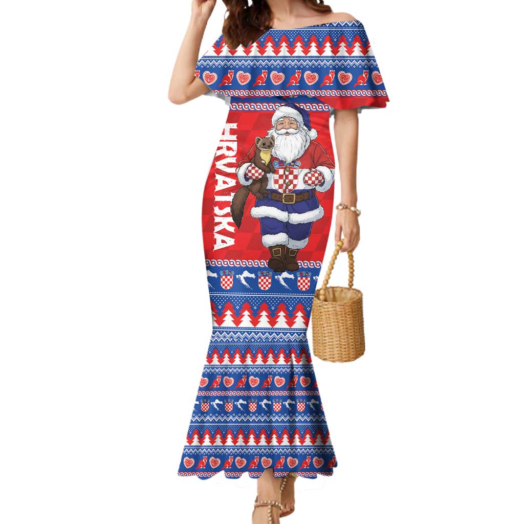 Croatia Christmas Mermaid Dress Djed Bozicnjak Hrvatska - Wonder Print Shop