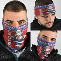 Croatia Christmas Neck Gaiter Djed Bozicnjak Hrvatska - Wonder Print Shop