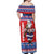 Croatia Christmas Off Shoulder Maxi Dress Djed Bozicnjak Hrvatska - Wonder Print Shop