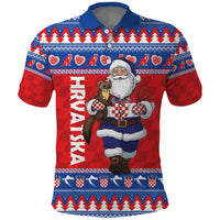 Croatia Christmas Polo Shirt Djed Bozicnjak Hrvatska - Wonder Print Shop