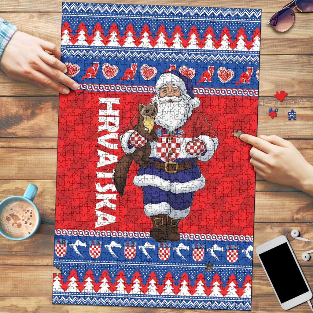 Croatia Christmas Puzzle Djed Bozicnjak Hrvatska - Wonder Print Shop