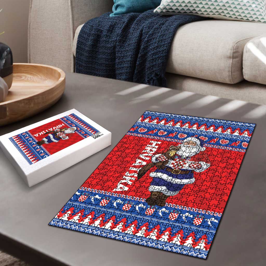 Croatia Christmas Puzzle Djed Bozicnjak Hrvatska - Wonder Print Shop