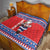 Croatia Christmas Quilt Djed Bozicnjak Hrvatska - Wonder Print Shop