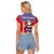 Croatia Christmas Raglan Cropped T Shirt Djed Bozicnjak Hrvatska - Wonder Print Shop