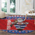 Croatia Christmas Round Carpet Djed Bozicnjak Hrvatska - Wonder Print Shop